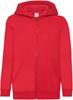 Fruit Of The Loom F401NK Kids´ Classic Hooded Sweat Jacket - Red - 140