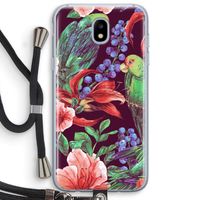 Papegaaien: Samsung Galaxy J5 (2017) Transparant Hoesje met koord