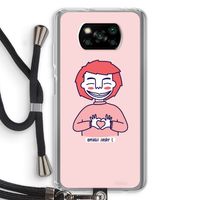 Hartje: Xiaomi Poco X3 NFC Transparant Hoesje met koord