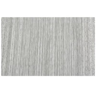 Cosy & Trendy Placemats rechthoekig - geweven zwart/wit - 30 x 45 cm