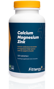Calcium Magnesium Zink (120 tabletten) - Fittergy
