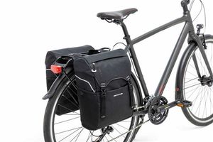 Newlooxs New looxs sports dubbele fietstas zwart/grijs