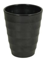 Orch.Vaas ribbel d14 h17cm zwart - Floran Orch.Vaas ribbel d14 h17cm zwart - Floran