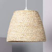 Hanglamp 'Bonny' gevlochten rotan E27 fitting modern 420mm - thumbnail