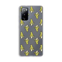 Bananas: Samsung Galaxy S20 FE / S20 FE 5G Transparant Hoesje