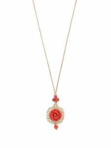 Dolce & Gabbana collier Rose en or 18ct à pendentif