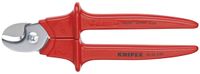 Knipex Kabelschaar ge‹soleerd, met kunststof gespoten, VDE-getest 230 mm - 9506230 - thumbnail