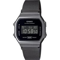 Unisex horloge Casio A168WEMB-1BEF Zwart (Ø 36 mm) (Ø 38,5 mm) (Ø 34 mm)