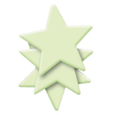 Sterrenhemel glow in the dark - stickers - Dia 8 cm - 30x stuks - Lichtgevende stickers - kinderkame