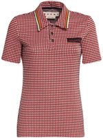 Marni polo à carreaux - Rouge