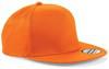 Beechfield CB610 5 Panel Snapback Rapper Cap - Orange - One Size