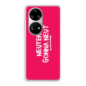 Neuters (roze): Huawei P50 Pro Transparant Hoesje