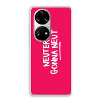 Neuters (roze): Huawei P50 Pro Transparant Hoesje Neuters (roze): Huawei P50 Pro Transparant Hoesje
