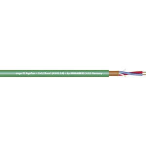 Sommer Cable 200-0004 Microfoonkabel 2 x 0.22 mm² Groen per meter