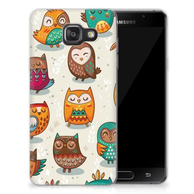 Samsung Galaxy A3 2016 | TPU Hoesje | Vrolijke Uilen
