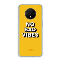 No Bad Vibes: OnePlus 7T Transparant Hoesje