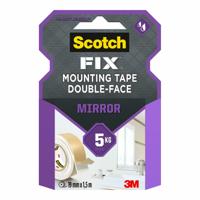 Dubbelzijdig plakband Scotch 19 mm x 1,5 m Spiegels