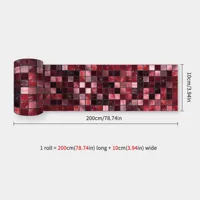 DecoMosaic Waterdichte Mozaïek Wandstickers