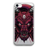 Hell Hound and Serpents: iPhone SE 2020 Transparant Hoesje