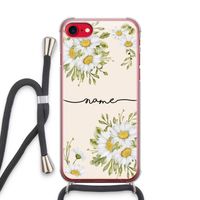 Daisies: iPhone SE 2020 Transparant Hoesje met koord