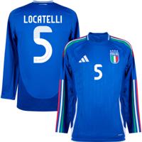 Italië Shirt Thuis 2024-2025 (Lange Mouwen) + Locatelli 5