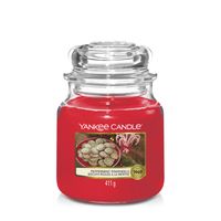 Yankee Candle Geurkaars Medium Peppermint Pinwheels - 13 cm / ø 11 cm - thumbnail