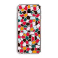 Colored Giraffe: Samsung Galaxy J4 Plus Transparant Hoesje