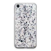 Gespikkelde marmer: iPhone 8 Transparant Hoesje