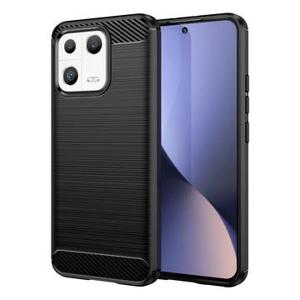 Xiaomi 13 Geborsteld TPU Hoesje - Koolstofvezel - Zwart