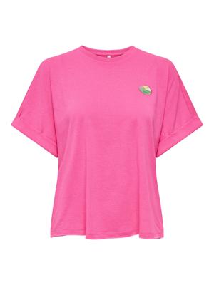 Only Onlminna S/s Top Cs Pr Jrs T-shirts Knockout Pink