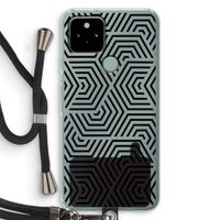 Magic pattern: Pixel 5 Transparant Hoesje met koord
