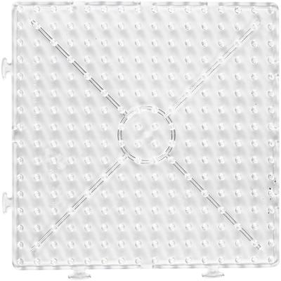 Creativ Company Onderplaat, groot vierkant, afm 15x15 cm, jumbo, helder, 1 stuk
