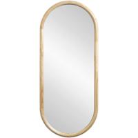 Spiegel Malmo Naturel Hout - 70x30 Cm - 2x30x70 Cm