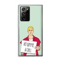 Gimme a call: Samsung Galaxy Note 20 Ultra / Note 20 Ultra 5G Transparant Hoesje