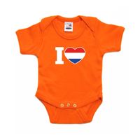 I love Holland rompertje oranje babies 92 (18-24 maanden)  - - thumbnail