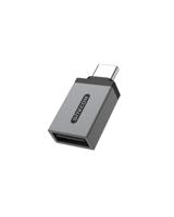 Sitecom AD-1010 tussenstuk voor kabels USB-A USB-C Zwart, Grijs - thumbnail