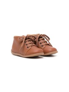 Pom D'api bottines en cuir à lacets - Marron