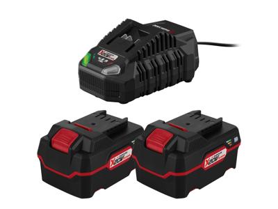 PARKSIDE Set van 2 accu's 20 V - 4 Ah en 1 lader - 4,5 A PARKSIDE Set van 2 accu's 20 V - 4 Ah en 1 lader - 4,5 A