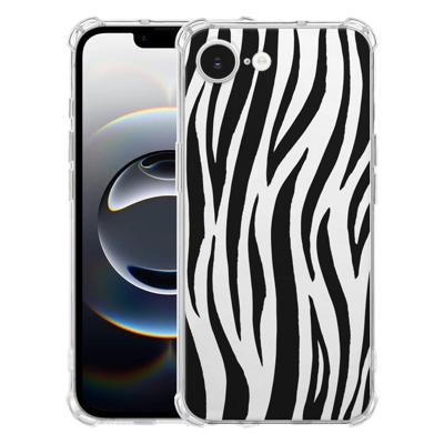 Apple iPhone 16e Hoesje - Zebra TPU Antishock Apple iPhone 16e Hoesje - Zebra TPU Antishock
