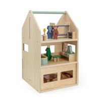 Trixie houten poppenhuis met accessoires