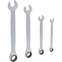 KS Tools 503.4204 5034204 Ringsleutel met ratelset Sleutelbreedte (metrisch) 10 - 19 mm