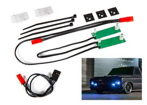 Traxxas Drag Slash LED light set, front, complete (blue) (TRX-9496X)