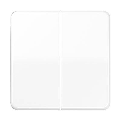 Jung CD500 drukknop voor serieschakelaar en impulsdrukkers wit CD 595 WW