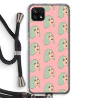 King Kylie: Samsung Galaxy A22 5G Transparant Hoesje met koord