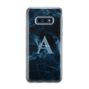 Midnight Marble: Samsung Galaxy S10e Transparant Hoesje