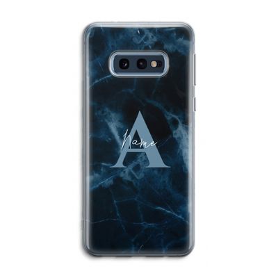 Midnight Marble: Samsung Galaxy S10e Transparant Hoesje