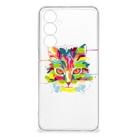 Samsung Galaxy A54 5G Telefoonhoesje met Naam Cat Color