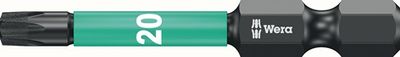 Wera Bit | T20 lengte 50 mm | 1/4 inch E6,3 | impaktor, DC | box met 5 bits | 1 stuk - 05157664001 - 05157664001