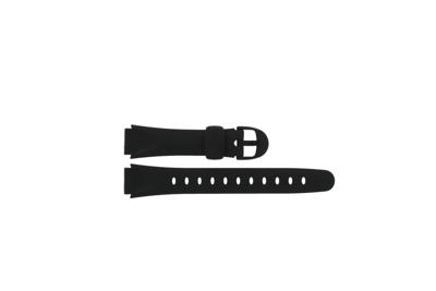 Horlogeband Casio LW-200 / 10129723 Kunststof/Plastic Zwart 14mm