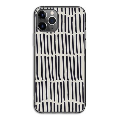 Moroccan stripes: iPhone 11 Pro Transparant Hoesje